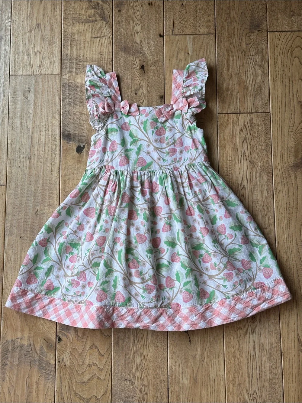 Cupcakes and Cashmere Strawberry Print Sundress size 5